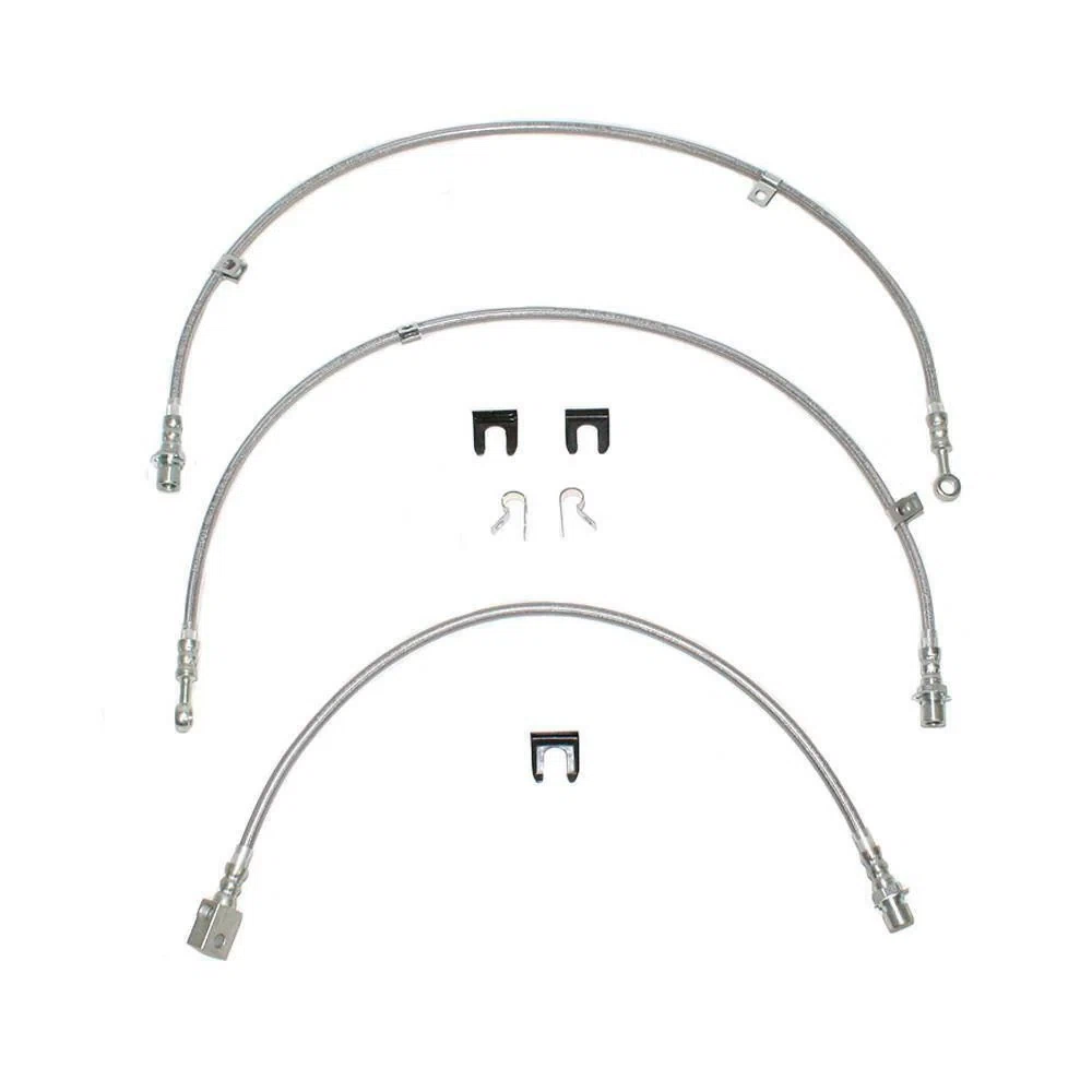 2005 - 2007 Chevrolet Silverado Brake Hose Kit - HSK0002SS